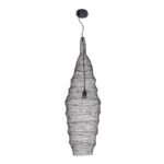 GLOBOSTAR® KENTUCKY 01908 Vintage Κρεμαστό Φωτιστικό Οροφής με Ντουί 1 x E27 AC 220-240V IP20 - Καφέ - Μ30 x Π30 x Y105cm - Image 4
