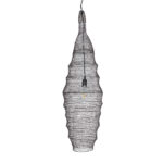 GLOBOSTAR® KENTUCKY 01908 Vintage Κρεμαστό Φωτιστικό Οροφής με Ντουί 1 x E27 AC 220-240V IP20 - Καφέ - Μ30 x Π30 x Y105cm - Image 5