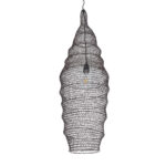 GLOBOSTAR® KENTUCKY 01908 Vintage Κρεμαστό Φωτιστικό Οροφής με Ντουί 1 x E27 AC 220-240V IP20 - Καφέ - Μ30 x Π30 x Y105cm - Image 6