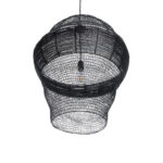 GLOBOSTAR® KENTUCKY 01912 Vintage Κρεμαστό Φωτιστικό Οροφής με Ντουί 1 x E27 AC 220-240V IP20 - Μαύρο - Μ60 x Π60 x Υ70cm - Image 6