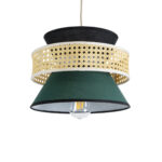 GLOBOSTAR® SAIGE 01915 Boho Κρεμαστό Φωτιστικό Οροφής με Ντουί 1 x E27 AC 220-240V IP20 - Πολύχρωμο - Μ30 x Π30 x Υ22cm - Image 2