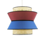 GLOBOSTAR® SAIGE 01919 Boho Κρεμαστό Φωτιστικό Οροφής με Ντουί 1 x E27 AC 220-240V IP20 - Πολύχρωμο - Μ50 x Π50 x Υ43cm - Image 6