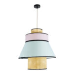 GLOBOSTAR® SAIGE 01920 Boho Κρεμαστό Φωτιστικό Οροφής με Ντουί 1 x E27 AC 220-240V IP20 - Πολύχρωμο - Μ50 x Π50 x Υ54cm - Image 4