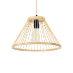GLOBOSTAR® TYGEE 01930 Boho Κρεμαστό Φωτιστικό Οροφής με Ντουί 1 x E27 AC 220-240V IP20 - Μπεζ - Μ35 x Π35 x Υ22cm - Image 2