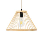 GLOBOSTAR® TYGEE 01930 Boho Κρεμαστό Φωτιστικό Οροφής με Ντουί 1 x E27 AC 220-240V IP20 - Μπεζ - Μ35 x Π35 x Υ22cm - Image 5