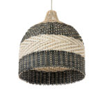 GLOBOSTAR® BARBADOS 01944 Boho Κρεμαστό Φωτιστικό Οροφής με Ντουί 1 x E27 AC 220-240V IP20 - Μπεζ & Λαδί - Μ40 x Π40 x Υ45cm - Image 6