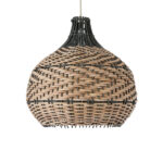 GLOBOSTAR® SEYCHELLES 01948 Boho Κρεμαστό Φωτιστικό Οροφής με Ντουί 1 x E27 AC 220-240V IP20 - Καφέ & Λαδί - Μ40 x Π40 x Υ40cm - Image 5