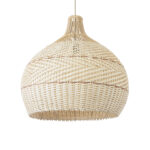 GLOBOSTAR® SANTACRUZ 01951 Boho Κρεμαστό Φωτιστικό Οροφής με Ντουί 1 x E27 AC 220-240V IP20 - Μπεζ & Καφέ - Μ60 x Π60 x Υ60cm - Image 2