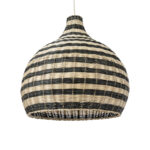 GLOBOSTAR® JAMAICA 01955 Boho Κρεμαστό Φωτιστικό Οροφής με Ντουί 1 x E27 AC 220-240V IP20 - Μπεζ & Λαδί - Μ60 x Π60 x Υ60cm - Image 2