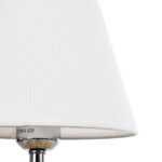 GLOBOSTAR® HASUMI 01957 Boho Επιτραπέζιο Φωτιστικό Πορτατίφ με Ντουί 1 x E27 AC 220-240V IP20 - Μπεζ & Λευκό - Μ19 x Π19 x Υ30cm - Image 5