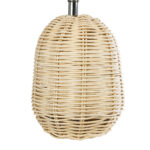 GLOBOSTAR® HASUMI 01958 Boho Επιτραπέζιο Φωτιστικό Πορτατίφ με Ντουί 1 x E27 AC 220-240V IP20 - Μπεζ & Λευκό - Μ18 x Π18 x Υ36cm - Image 6