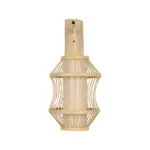 GLOBOSTAR® TULUM 01971 Boho Φωτιστικό Τοίχου - Απλίκα με Ντουί 1 x E27 AC 220-240V IP20 - Μπεζ - Μ24 x Π32 x Υ55cm - Image 3