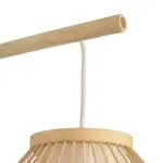 GLOBOSTAR® TULUM 01971 Boho Φωτιστικό Τοίχου - Απλίκα με Ντουί 1 x E27 AC 220-240V IP20 - Μπεζ - Μ24 x Π32 x Υ55cm - Image 6