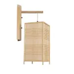 GLOBOSTAR® KOMO 01976 Boho Φωτιστικό Τοίχου - Απλίκα με Ντουί 1 x E27 AC 220-240V IP20 - Μπεζ - Μ20 x Π30 x Υ60cm - Image 5