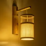 GLOBOSTAR® TULUM 01978 Boho Φωτιστικό Τοίχου - Απλίκα με Ντουί 1 x E27 AC 220-240V IP20 - Μπεζ - Μ16 x Π26.5 x Υ47cm - Image 2