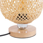 GLOBOSTAR® KERRY 01981 Boho Επιτραπέζιο Φωτιστικό Πορτατίφ με Ντουί 1 x E27 AC 220-240V IP20 - Μπεζ - Μ18 x Π18 x Υ25cm - Image 6