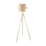 GLOBOSTAR® POPPY 01985 Boho Επιδαπέδιο Φωτιστικό με Ντουί 1 x E27 AC 220-240V IP20 - Μπεζ - Μ58 x Π58 x Υ151cm - Image 4