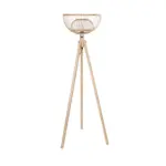 GLOBOSTAR® POPPY 01986 Boho Επιδαπέδιο Φωτιστικό με Ντουί 1 x E27 AC 220-240V IP20 - Μπεζ - Μ58 x Π58 x Υ141cm - Image 4