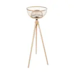 GLOBOSTAR® POPPY 01986 Boho Επιδαπέδιο Φωτιστικό με Ντουί 1 x E27 AC 220-240V IP20 - Μπεζ - Μ58 x Π58 x Υ141cm - Image 5