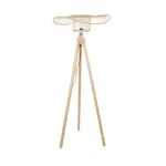 GLOBOSTAR® POPPY 01987 Boho Επιδαπέδιο Φωτιστικό με Ντουί 1 x E27 AC 220-240V IP20 - Μπεζ - Μ58 x Π58 x Υ138cm - Image 4