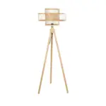 GLOBOSTAR® POPPY 01989 Boho Επιδαπέδιο Φωτιστικό με Ντουί 1 x E27 AC 220-240V IP20 - Μπεζ - Μ58 x Π58 x Υ149cm - Image 4
