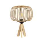GLOBOSTAR® CHORD 01990 Boho Επιτραπέζιο Φωτιστικό Πορτατίφ με Ντουί 1 x E27 AC 220-240V IP20 - Μπεζ - Μ31 x Π31 x Υ43cm - Image 3