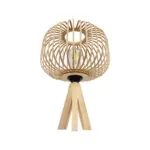 GLOBOSTAR® CHORD 01990 Boho Επιτραπέζιο Φωτιστικό Πορτατίφ με Ντουί 1 x E27 AC 220-240V IP20 - Μπεζ - Μ31 x Π31 x Υ43cm - Image 4