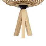 GLOBOSTAR® CHORD 01990 Boho Επιτραπέζιο Φωτιστικό Πορτατίφ με Ντουί 1 x E27 AC 220-240V IP20 - Μπεζ - Μ31 x Π31 x Υ43cm - Image 6