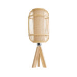 GLOBOSTAR® BODHI 01992 Boho Επιτραπέζιο Φωτιστικό Πορτατίφ με Ντουί 1 x E27 AC 220-240V IP20 - Μπεζ - Μ19 x Π19 x Υ49cm - Image 4