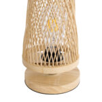 GLOBOSTAR® ROWAN 01994 Boho Επιτραπέζιο Φωτιστικό Πορτατίφ με Ντουί 1 x E27 AC 220-240V IP20 - Μπεζ - Μ17 x Π17 x Υ42cm - Image 6