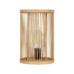 GLOBOSTAR® NOMAD 02000 Boho Επιτραπέζιο Φωτιστικό Πορτατίφ με Ντουί 1 x E27 AC 220-240V IP20 - Μπεζ - Μ20 x Π20 x Υ30cm - Image 3