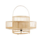 GLOBOSTAR® SORENIA 02004 Boho Επιδαπέδιο Φωτιστικό με Ντουί 1 x E27 AC 220-240V IP20 - Μπεζ - Μ60 x Π60 x Υ32cm - Image 3