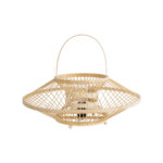 GLOBOSTAR® SORENIA 02005 Boho Επιτραπέζιο Φωτιστικό Πορτατίφ με Ντουί 1 x E27 AC 220-240V IP20 - Μπεζ - Μ50 x Π50 x Υ18cm - Image 2