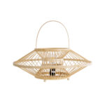 GLOBOSTAR® SORENIA 02005 Boho Επιτραπέζιο Φωτιστικό Πορτατίφ με Ντουί 1 x E27 AC 220-240V IP20 - Μπεζ - Μ50 x Π50 x Υ18cm - Image 3