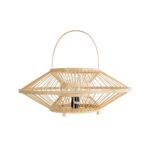 GLOBOSTAR® SORENIA 02005 Boho Επιτραπέζιο Φωτιστικό Πορτατίφ με Ντουί 1 x E27 AC 220-240V IP20 - Μπεζ - Μ50 x Π50 x Υ18cm - Image 4
