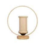 GLOBOSTAR® TULUMKO 02007 Boho Επιτραπέζιο Φωτιστικό Πορτατίφ με Ντουί 1 x E27 AC 220-240V IP20 - Μπεζ - Μ30 x Π12 x Υ32cm - Image 3