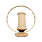 GLOBOSTAR® TULUMKO 02007 Boho Επιτραπέζιο Φωτιστικό Πορτατίφ με Ντουί 1 x E27 AC 220-240V IP20 - Μπεζ - Μ30 x Π12 x Υ32cm - Image 4