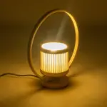 GLOBOSTAR® TULUMKO 02008 Boho Επιτραπέζιο Φωτιστικό Πορτατίφ με Ντουί 1 x E27 AC 220-240V IP20 - Μπεζ - Μ30 x Π12 x Υ32cm - Image 2