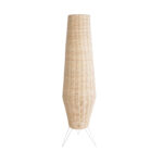 GLOBOSTAR® BOLSON 02013 Boho Επιδαπέδιο Φωτιστικό με Ντουί 1 x E27 AC 220-240V IP20 - Μπεζ & Λευκό - Μ30 x Π30 x Υ120cm - Image 4
