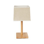 GLOBOSTAR® KOLIPE 02038 Boho Επιτραπέζιο Φωτιστικό Πορτατίφ με Ντουί 1 x E27 AC 220-240V IP20 - Μπεζ - Μ18 x Π18 x Υ25cm - Image 4