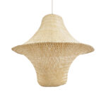 GLOBOSTAR® JUNIPER 02047 Boho Κρεμαστό Φωτιστικό Οροφής με Ντουί 1 x E27 AC 220-240V IP20 - Μπεζ - Μ100 x Π100 x Υ90cm - Image 2