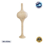 GLOBOSTAR® ALADDIN 02050 Boho Επιδαπέδιο Φωτιστικό με Ντουί 1 x E27 AC 220-240V IP20 - Μπεζ - Μ40 x Π40 x Υ120cm
