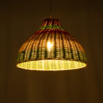 GLOBOSTAR® CABALLEROS 02053 Boho Κρεμαστό Φωτιστικό Οροφής με Ντουί 1 x E27 AC 220-240V IP20 - Πολύχρωμο - Μ40 x Π40 x Υ27cm - Image 3
