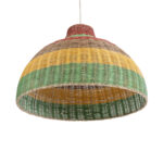 GLOBOSTAR® CABALLEROS 02054 Boho Κρεμαστό Φωτιστικό Οροφής με Ντουί 1 x E27 AC 220-240V IP20 - Πολύχρωμο - Μ70 x Π70 x Υ48cm - Image 6