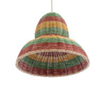 GLOBOSTAR® CABALLEROS 02057 Boho Κρεμαστό Φωτιστικό Οροφής με Ντουί 1 x E27 AC 220-240V IP20 - Πολύχρωμο - Μ40 x Π40 x Υ30cm - Image 6