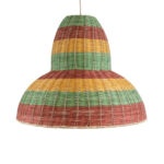 GLOBOSTAR® CABALLEROS 02058 Boho Κρεμαστό Φωτιστικό Οροφής με Ντουί 1 x E27 AC 220-240V IP20 - Πολύχρωμο - Μ70 x Π70 x Υ60cm - Image 5