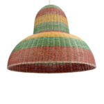 GLOBOSTAR® CABALLEROS 02059 Boho Κρεμαστό Φωτιστικό Οροφής με Ντουί 1 x E27 AC 220-240V IP20 - Πολύχρωμο - Μ100 x Π100 x Υ80cm - Image 2