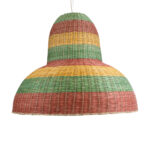 GLOBOSTAR® CABALLEROS 02059 Boho Κρεμαστό Φωτιστικό Οροφής με Ντουί 1 x E27 AC 220-240V IP20 - Πολύχρωμο - Μ100 x Π100 x Υ80cm - Image 5