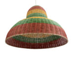 GLOBOSTAR® CABALLEROS 02059 Boho Κρεμαστό Φωτιστικό Οροφής με Ντουί 1 x E27 AC 220-240V IP20 - Πολύχρωμο - Μ100 x Π100 x Υ80cm - Image 6