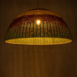 GLOBOSTAR® CABALLEROS 02062 Boho Κρεμαστό Φωτιστικό Οροφής με Ντουί 1 x E27 AC 220-240V IP20 - Πολύχρωμο - Μ100 x Π100 x Υ53cm - Image 3